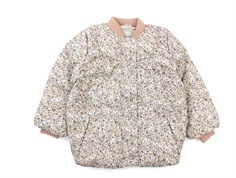 Wheat transition jacket Lola summer flowers puffer